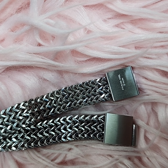 Unisex 1913 Stainless Steel Bracelet 8.25 length - Picture 3 of 12